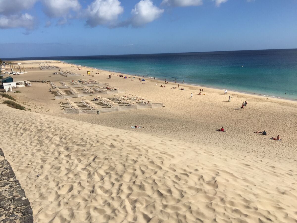 Strand nur wenige Meter von der Ferienwohnung entfernt