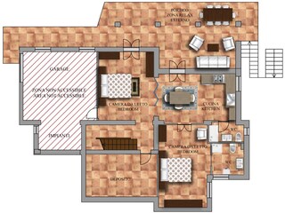 Villa Sant' Agata di Militello Pianta del piano 22