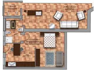 Villa Sant' Agata di Militello Pianta del piano 23