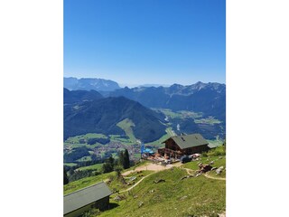 Blick vom Hochgern auf Unterwössen