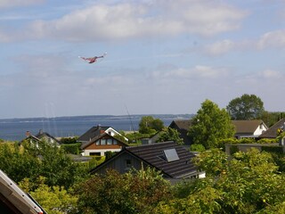 Blick auf die Eckernförder Bucht aus dem OG