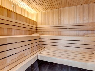 Bio-Sauna mit 60 Grad.