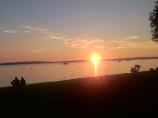 Sonnenuntergang am Chiemsee