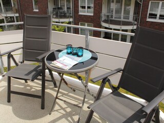 Sonniger Balkon