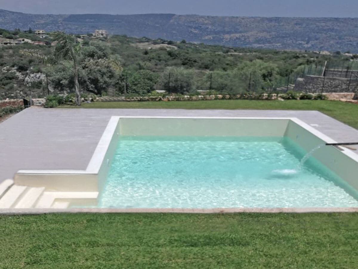 Private pool with views over the countryside