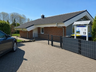 parking place in front of the house