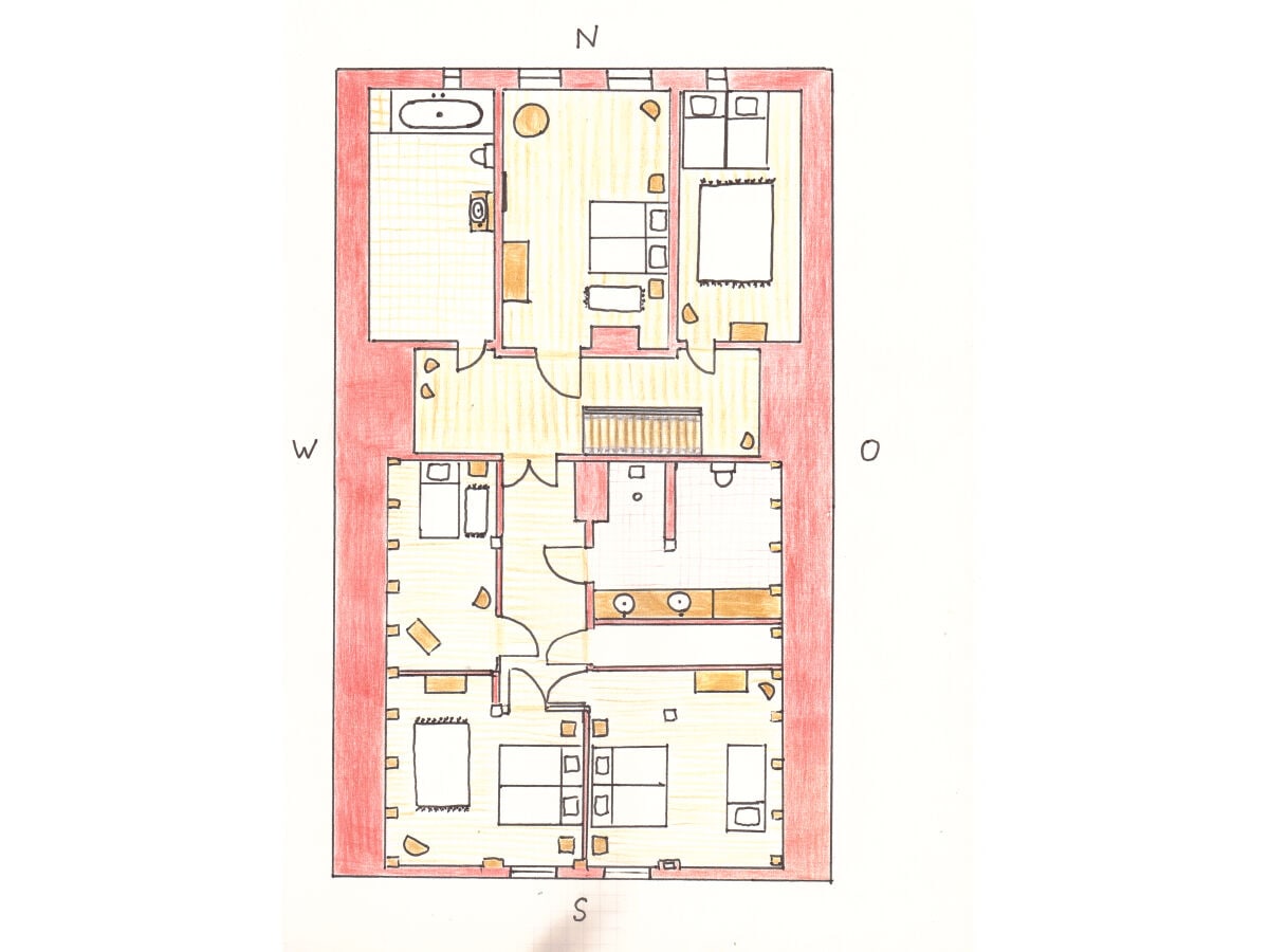 Haus Hohenholz Obergeschoß