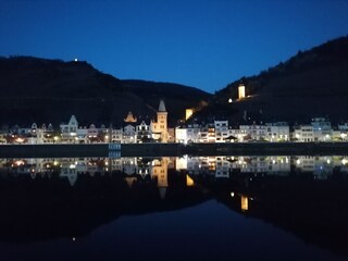 Blick nach Zell am Abend