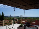 Pergola auf der Terrasse