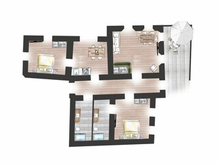 Appartamento per vacanze Sautens Pianta del piano 18