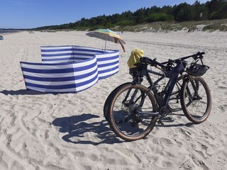Radtouren durch den Küstenwald entlang der Ostsee