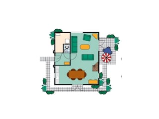 Vakantiehuis Kamperland Grondplan 41