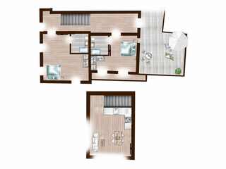 Appartamento Sautens Pianta del piano 23