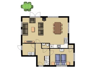 Villa De Koog Grondplan 30