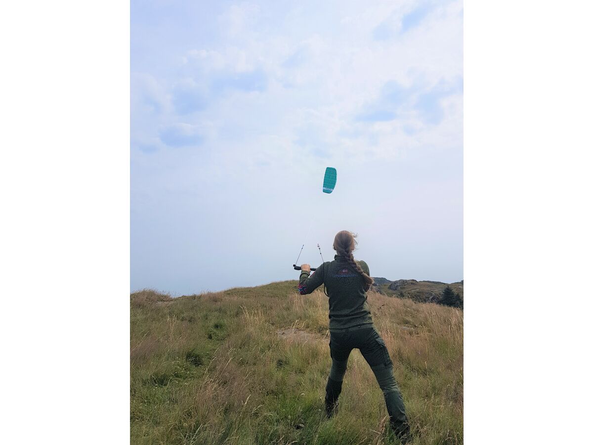 Mit der Lenkmatte auf der Insel Rügen unterwegs.