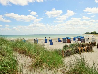 Strand von Damp. Wellness, Fitness, Restaurants, Spiel