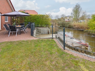 Komplett eingezäunter Garten