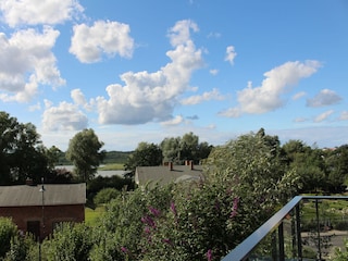 Blick vom Balkon