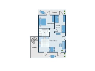 Vakantieappartement Toscolano-Maderno Grondplan 43