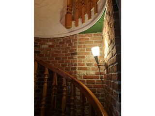 Treppenhaus mit Spindeltreppe