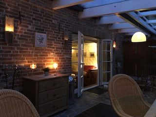 Terrasse am Abend