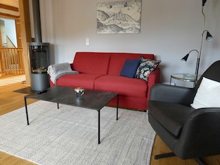 Wohnraum mit Gaskaminofen