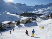 Ski descent to the front door