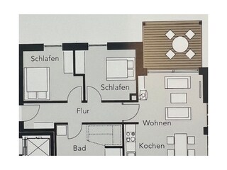 Vakantieappartement Fedderwardersiel Grondplan 21