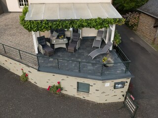 Blick auf die Terrasse