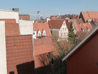 Blick aus dem Schlafzimmerfenster