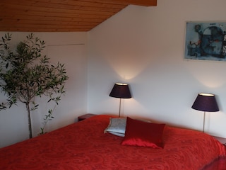 Gästebett im Wohnzimmer