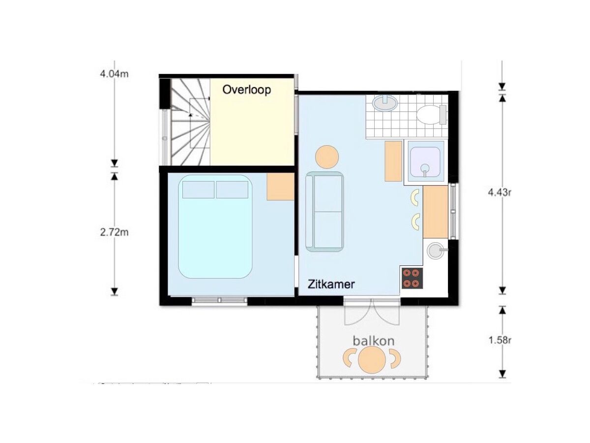 Grundriss Sunset Appartement