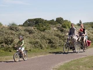 Radfahren in den Dünen