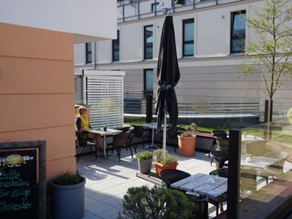 Restaurant in der Fußgängerzone