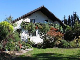 Blick auf Ferienwohnung im Dachgeschoss
