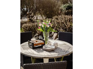 Essbereich im Garten