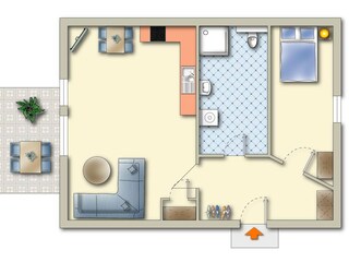 Grundriss Darsshus EG