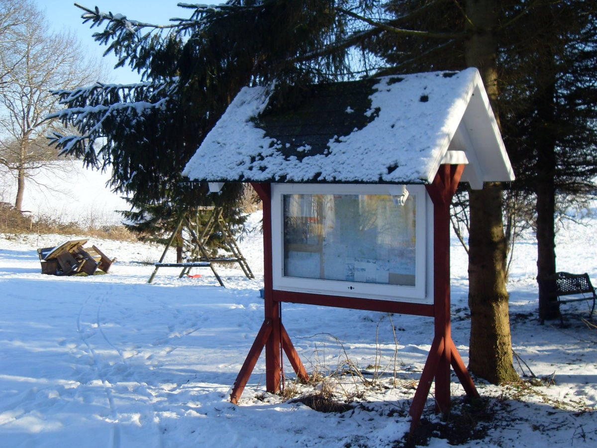 Infotafel bei unserem kleinen Spielplatz