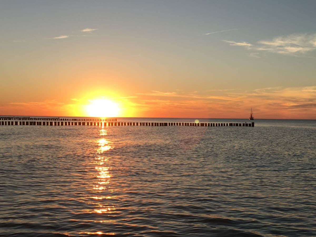 Sonnenuntergang über der Ostsee