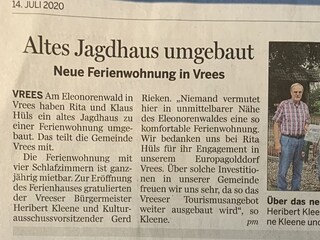 Gratulation vom Bürgermeister