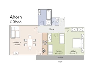 Appartamento Ramsau im Zillertal Pianta del piano 29