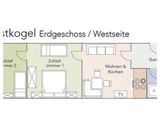 Appartamento Ramsau im Zillertal Pianta del piano 25