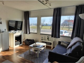 living room with a view