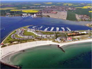 Südstrand Luftaufnahme