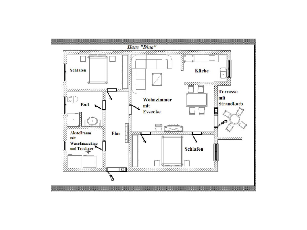 Ferienwohnung St. Peter-Ording Grundriss 13