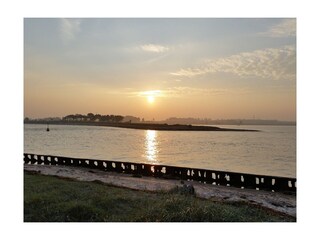 Sonnenuntergang an der Mole