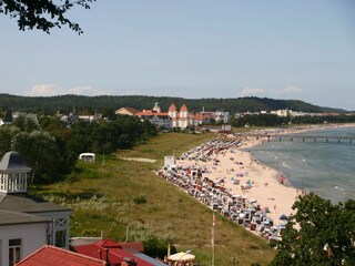 Blick auf das Ostseebad Binz