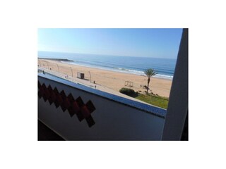 Grossen Balkon an Strand