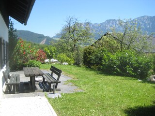 Vakantiehuis Nußdorf am Attersee Buitenaudio-opname 3