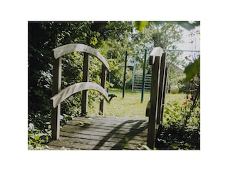 Der liebevoll gestaltete Garten